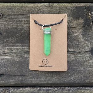 Green Crystal Chakra Healing Necklace